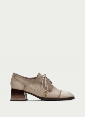 Buty Derby Damskie Hispanitas Charlize Białe | EQZ1329UR