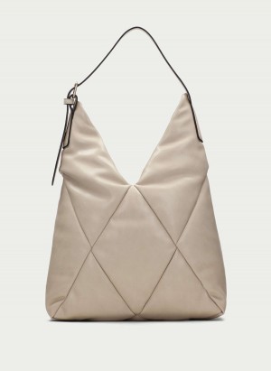 Torby Damskie Hispanitas Shopper Białe | AAB7115ZE