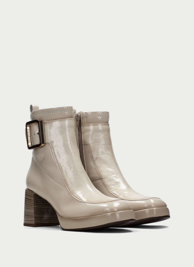 Botki Damskie Hispanitas Tokio Białe | YOY2825KR
