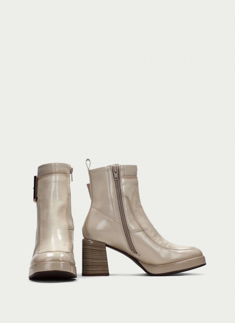 Botki Damskie Hispanitas Tokio Białe | YOY2825KR
