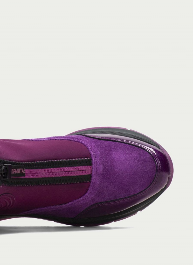 Botki Sport Damskie Hispanitas Alaska Fioletowe | PJK5231HS