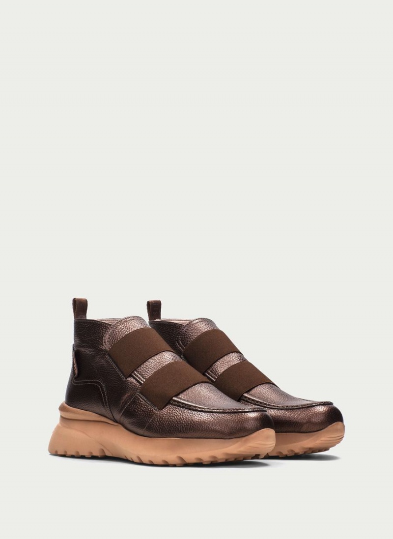Botki Sport Damskie Hispanitas Polinesia Brązowe | OGJ7421AU