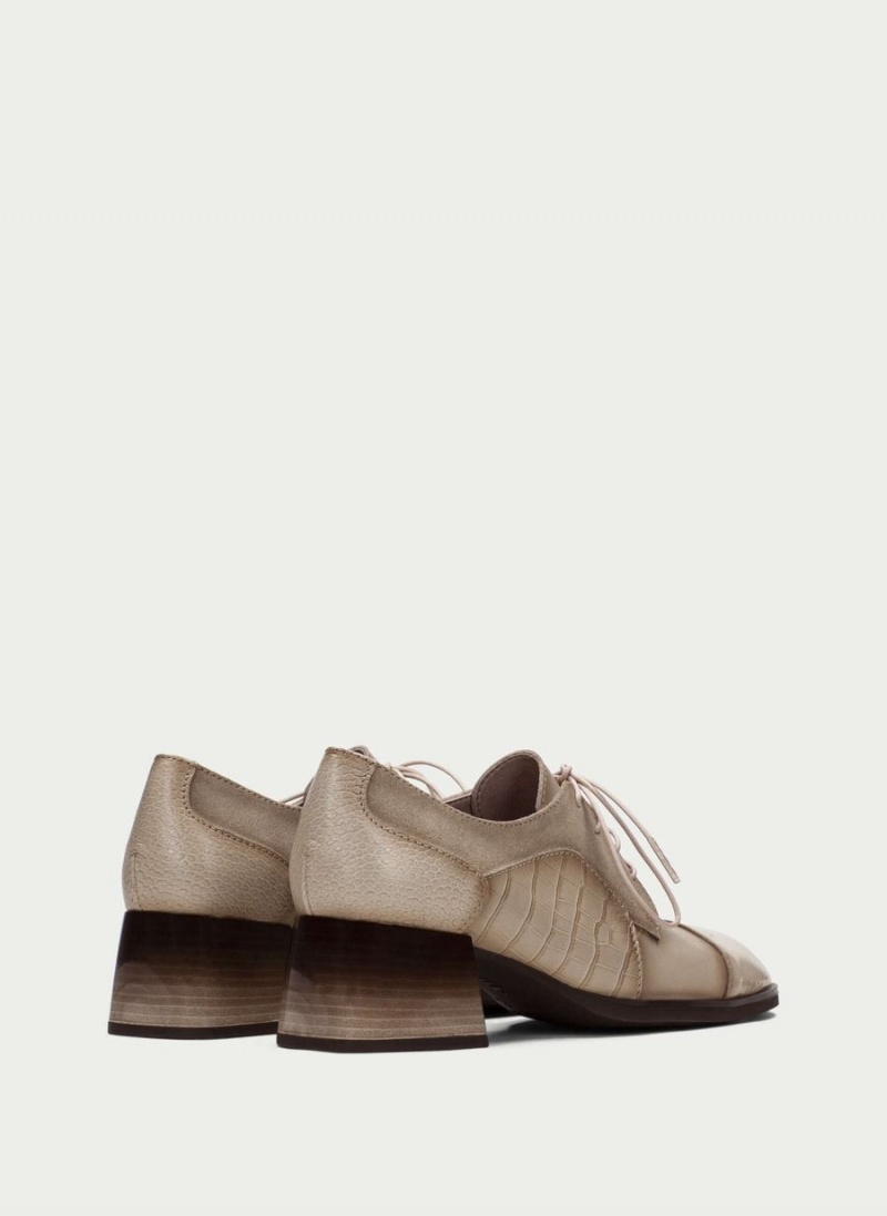 Buty Derby Damskie Hispanitas Charlize Białe | EQZ1329UR