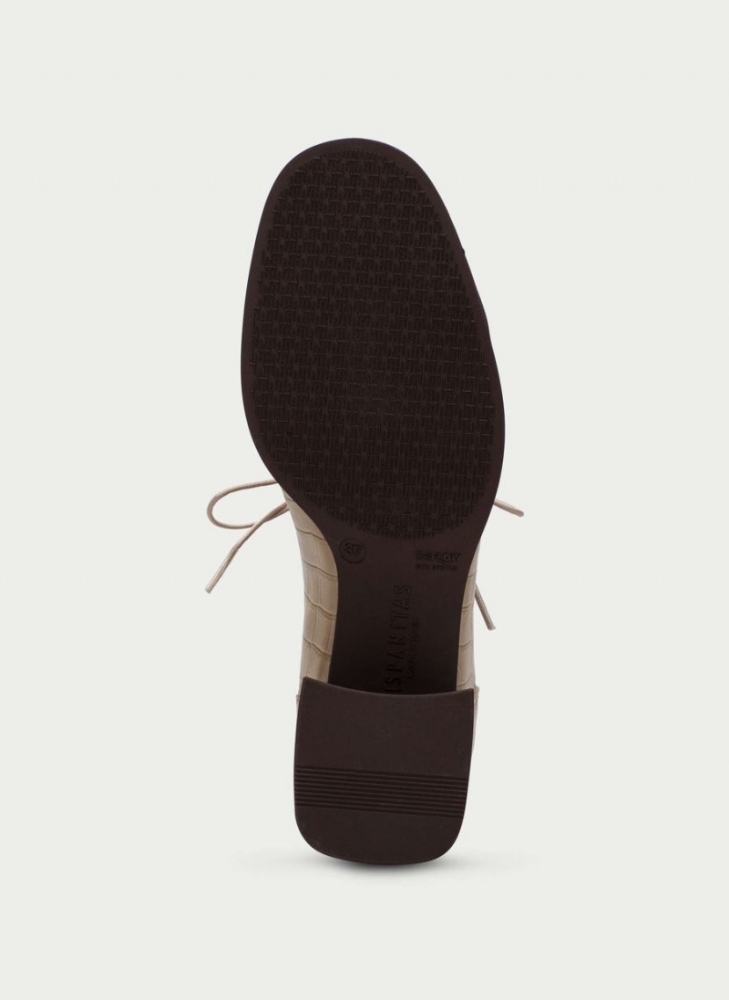 Buty Derby Damskie Hispanitas Charlize Białe | EQZ1329UR