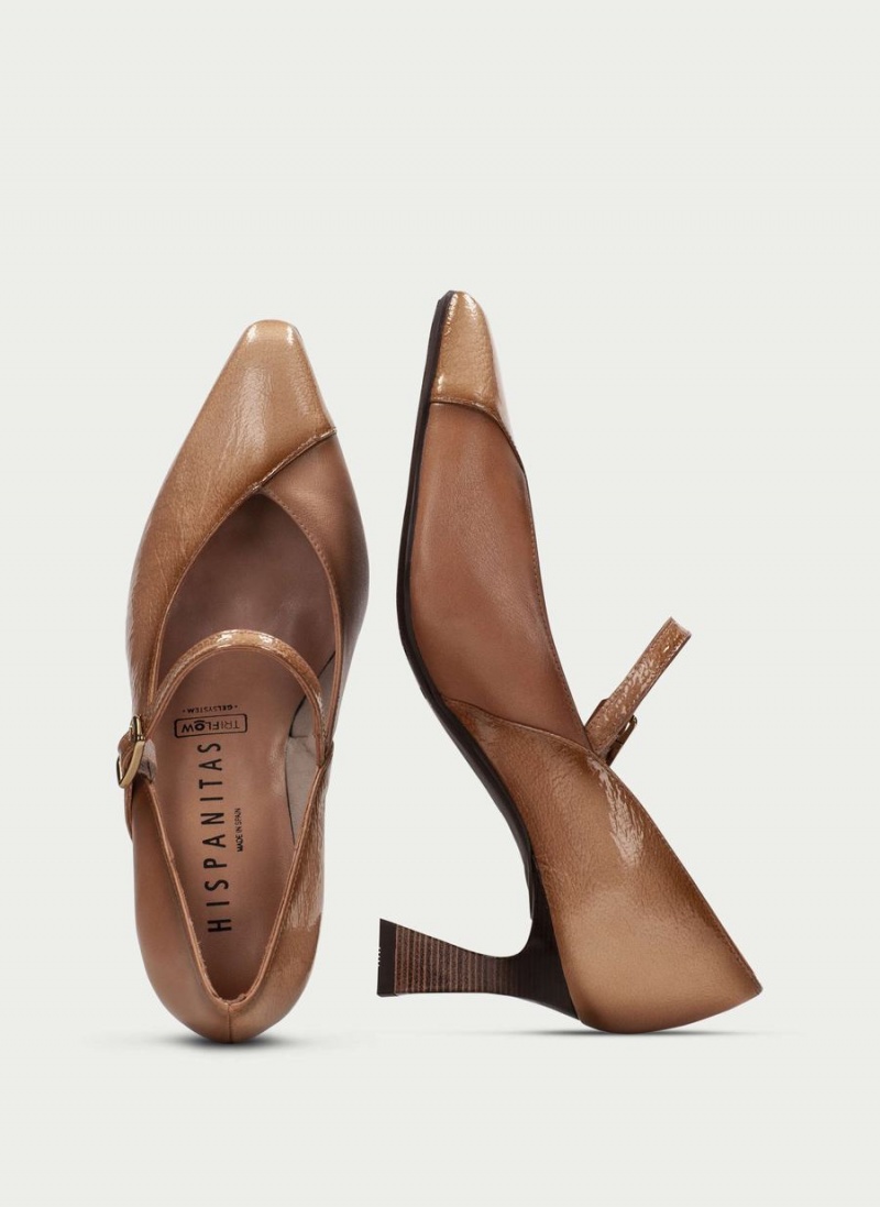 Buty Mary Jane Damskie Hispanitas Dalia Morelowe | LLH2016HL