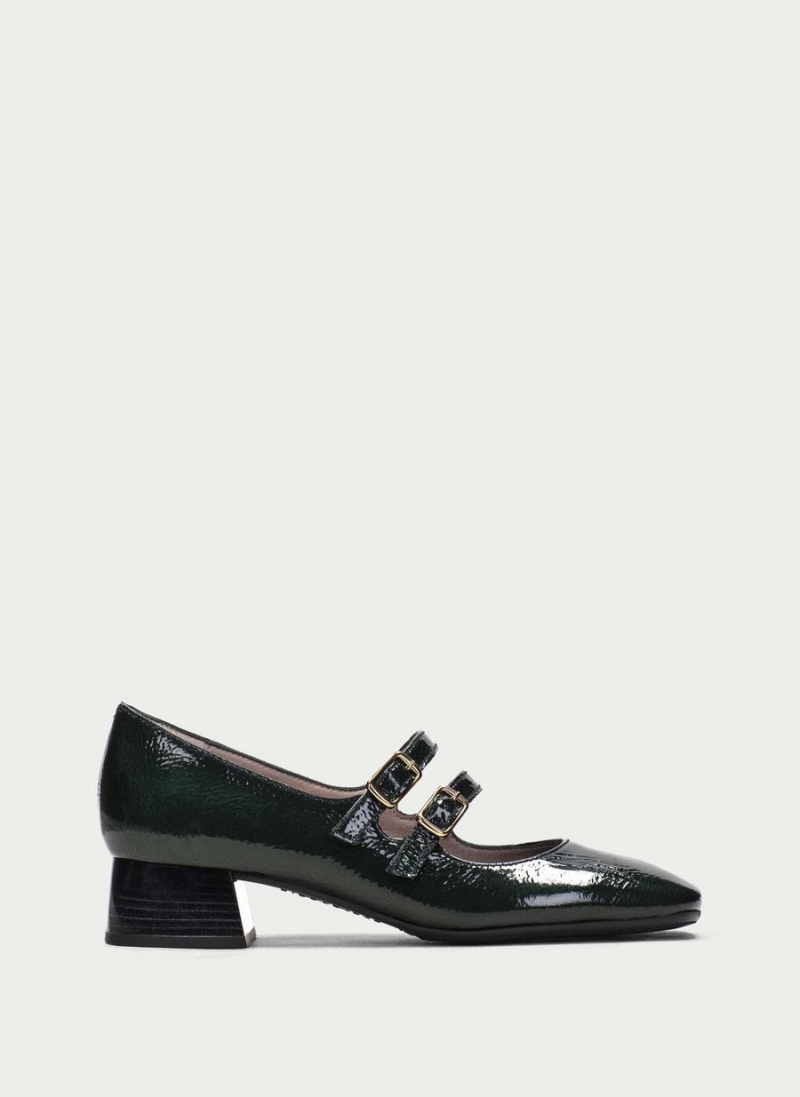 Buty Mary Jane Damskie Hispanitas Manila Zielone | EFH4124BZ