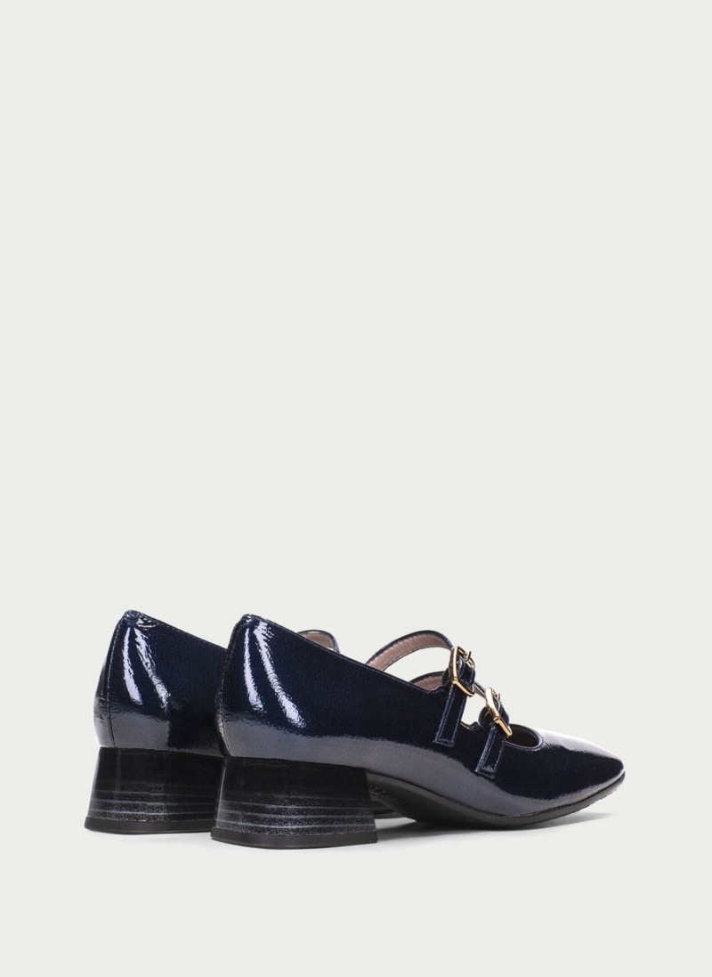 Buty Mary Jane Damskie Hispanitas Manila Granatowe Niebieskie | VZM629CJ