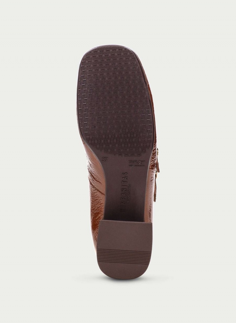 Buty Mary Jane Damskie Hispanitas Manila Ciemny Brązowe | XQS5451PJ