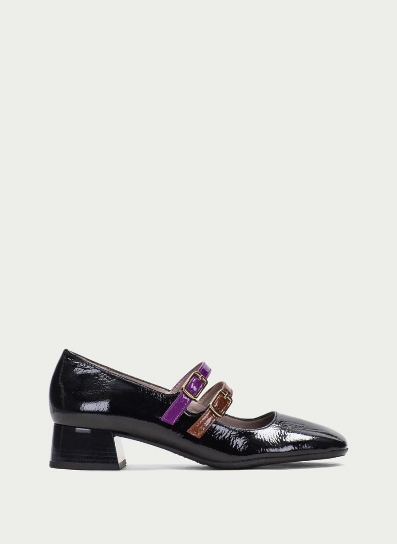 Buty Mary Jane Damskie Hispanitas Manila Czarne | FYU3592WL