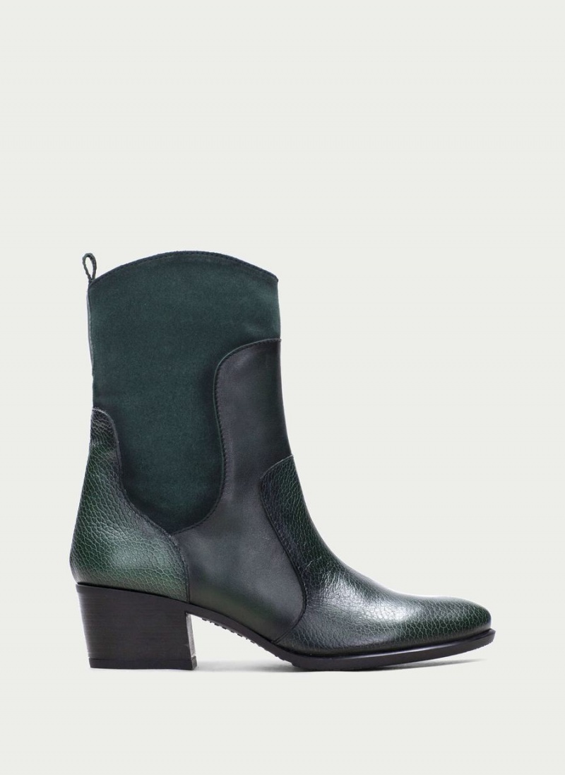 Buty Zachodnie Damskie Hispanitas Madeira Zielone | ZSF2418KA