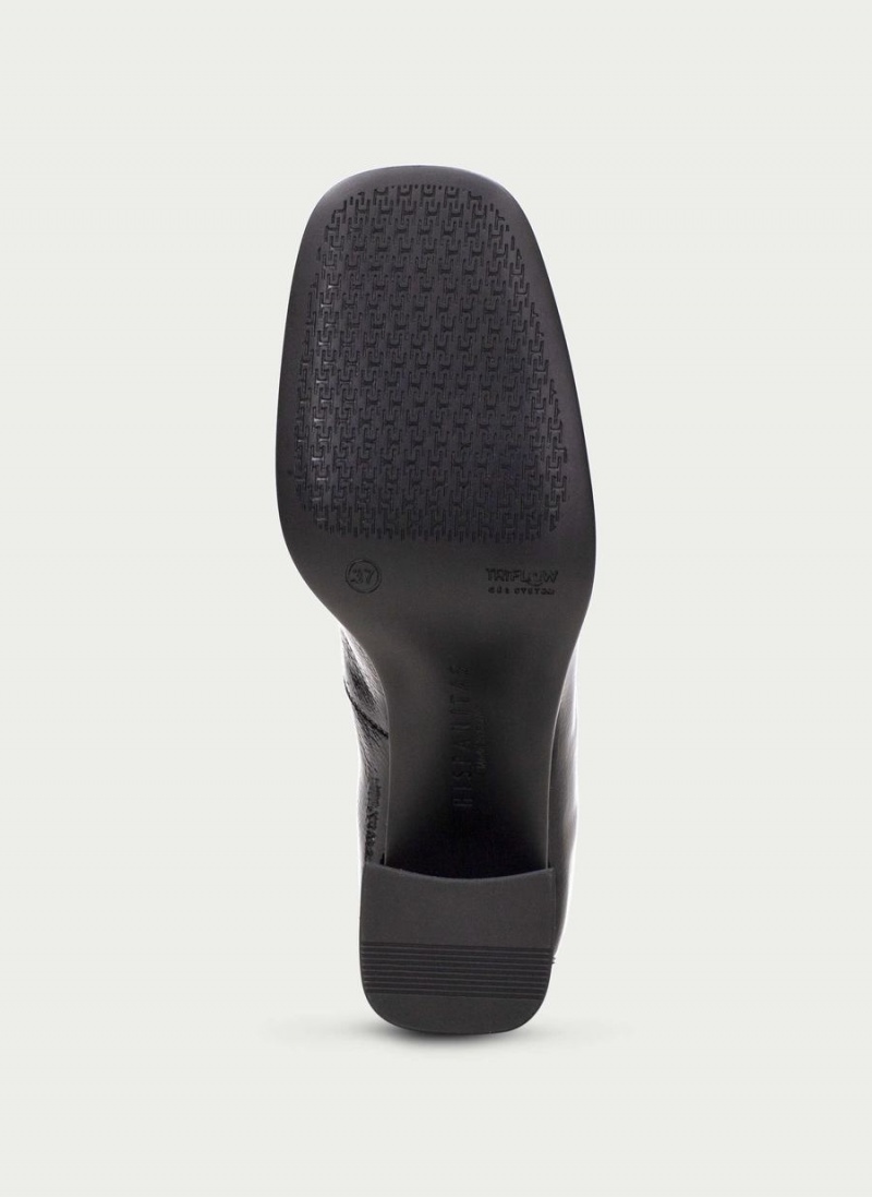 Loafersy Damskie Hispanitas Monaco Czarne | CCN5646IF