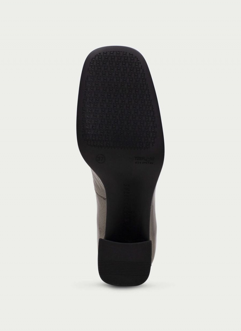 Loafersy Damskie Hispanitas Monaco Szare Brązowe | SNM8252SJ