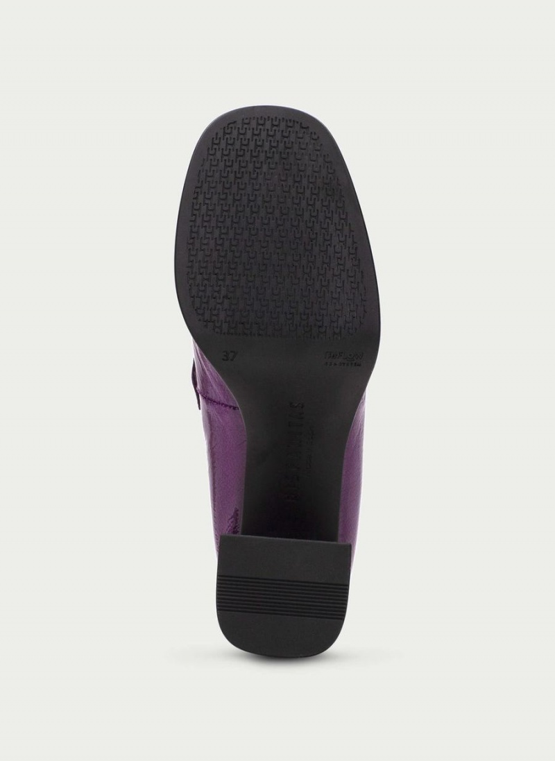 Loafersy Damskie Hispanitas Tokio Fioletowe | RSX4554TJ
