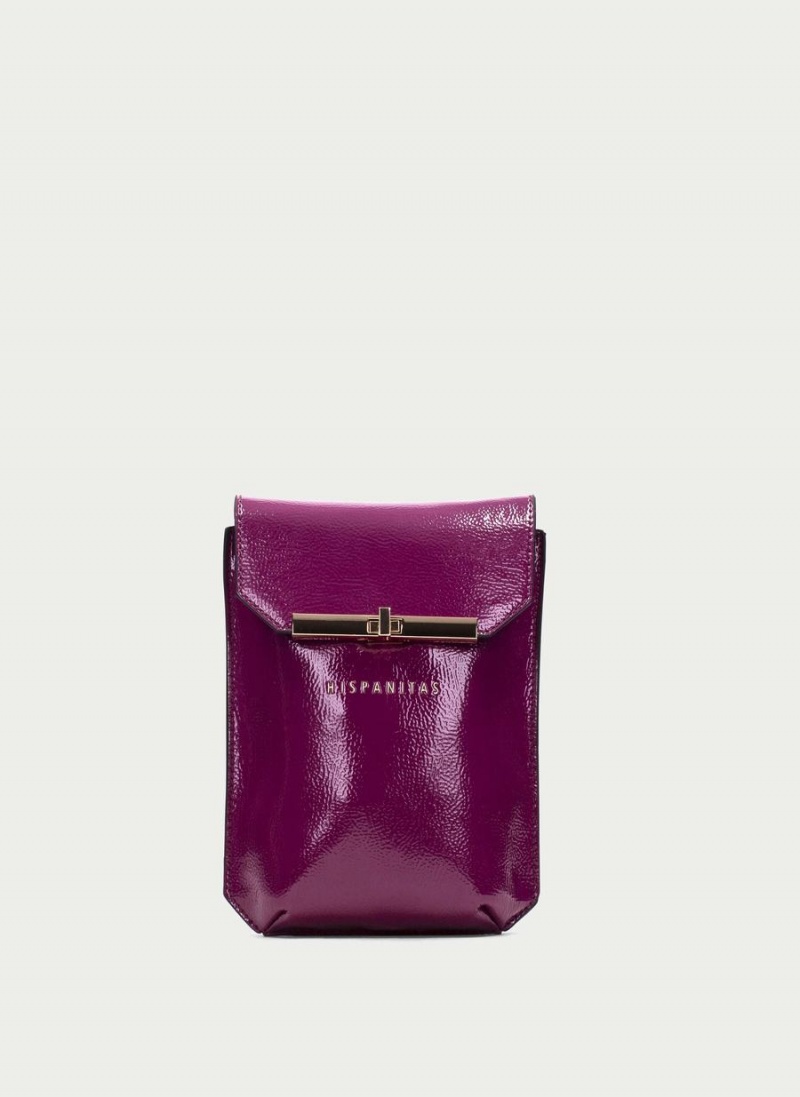 Torba Na Telefon Damskie Hispanitas Portamoviles Fioletowe | EZU8577NQ