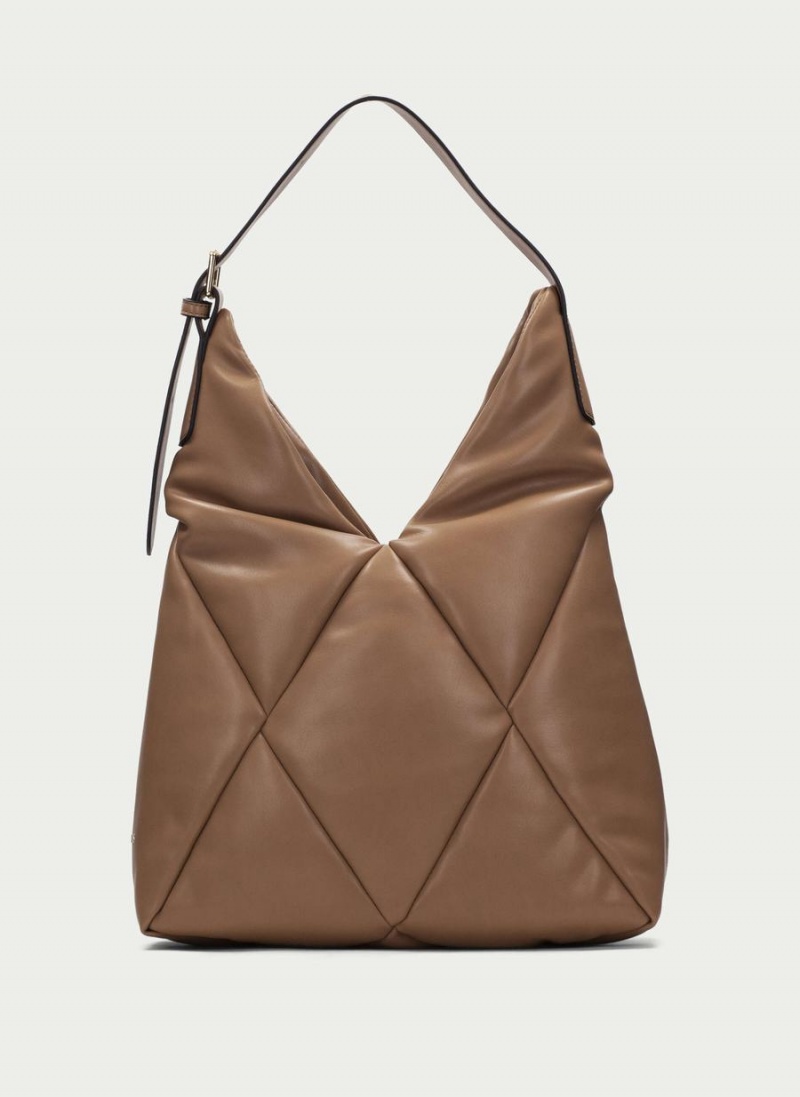 Torby Damskie Hispanitas Shopper Brązowe | EGS6360GV