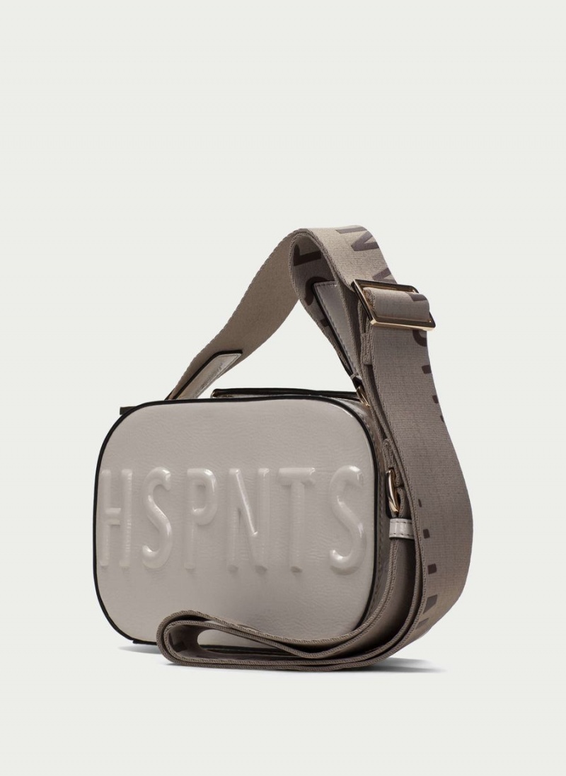 Torby Damskie Hispanitas Shoulder Białe | FAG726UK