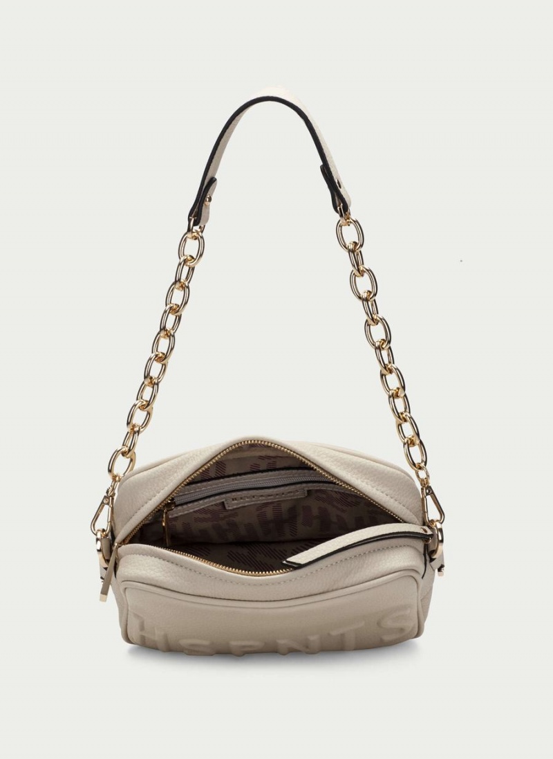 Torby Damskie Hispanitas Shoulder Białe | RFP8481RA