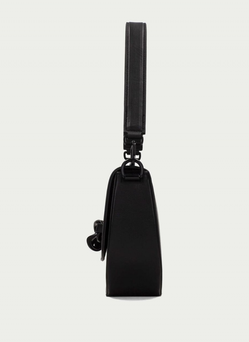 Torby Damskie Hispanitas Shoulder Czarne | DES2563PM