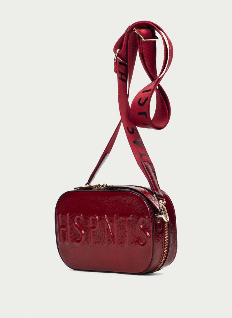 Torby Damskie Hispanitas Shoulder Czerwone | XNN2486LE