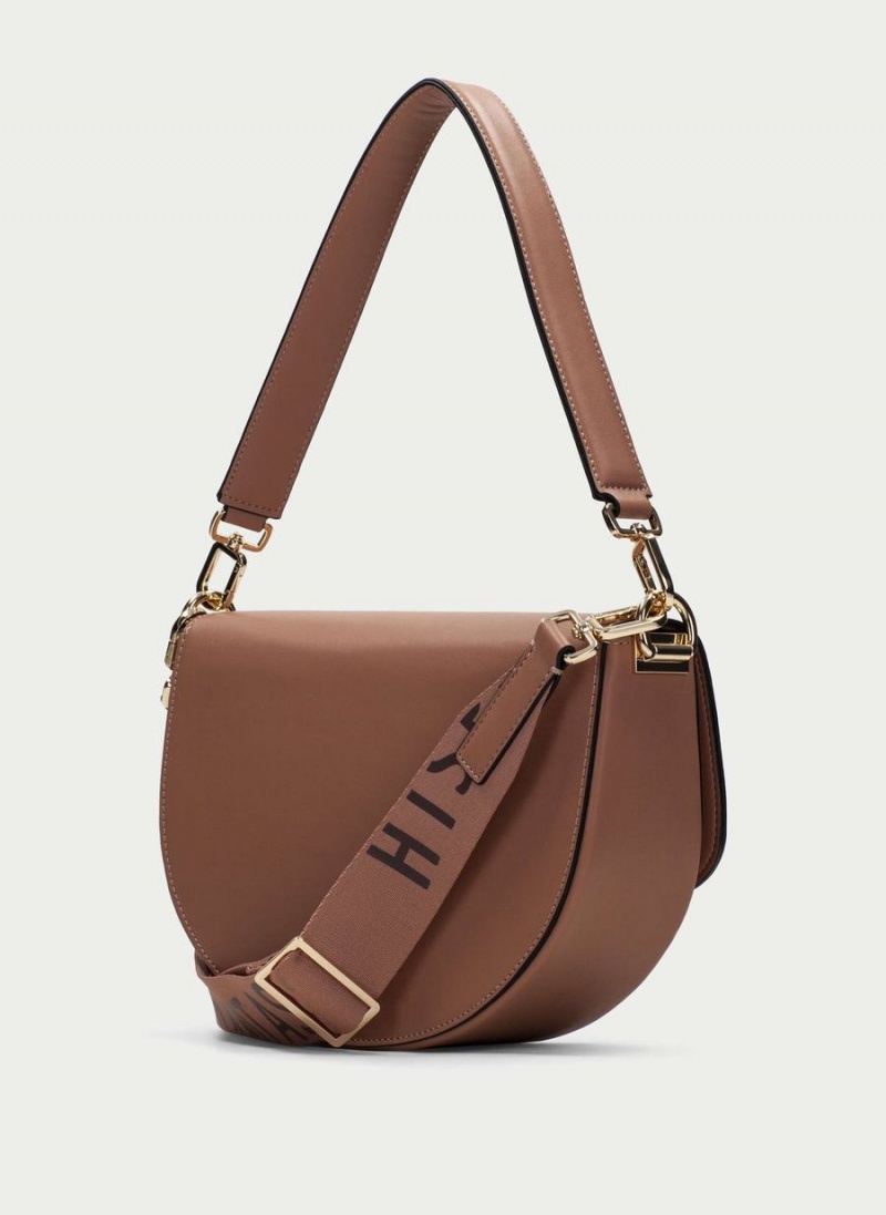 Torby Damskie Hispanitas Shoulder Morelowe | VUJ3252ZZ