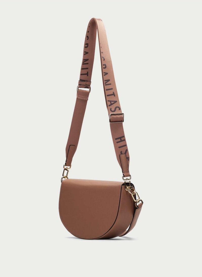 Torby Damskie Hispanitas Shoulder Morelowe | VUJ3252ZZ