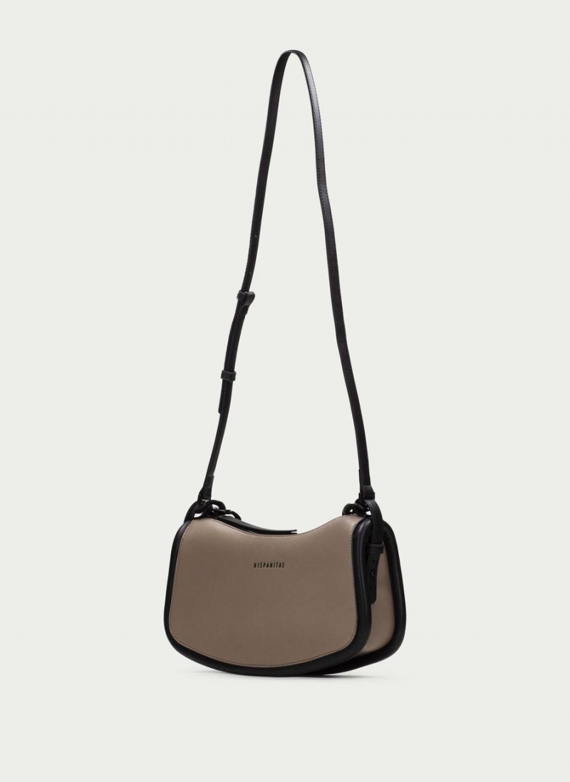 Torby Damskie Hispanitas Shoulder Szare Brązowe | CWW5882FH