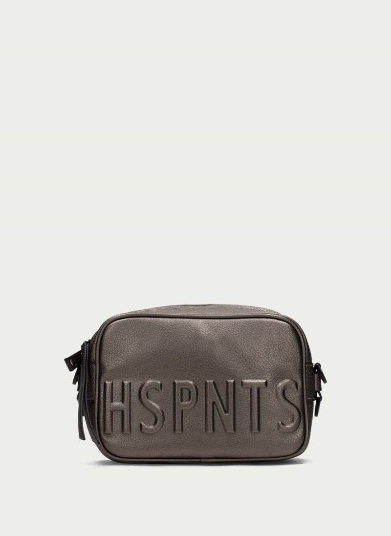 Torby Damskie Hispanitas Shoulder Złote | JEM381NA