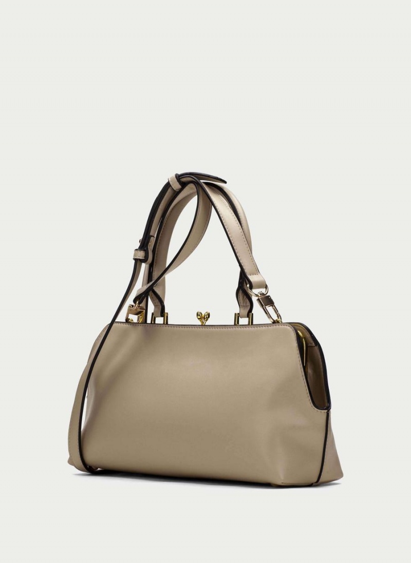 Torebka Damskie Hispanitas Top Handle Białe | FED8288NL