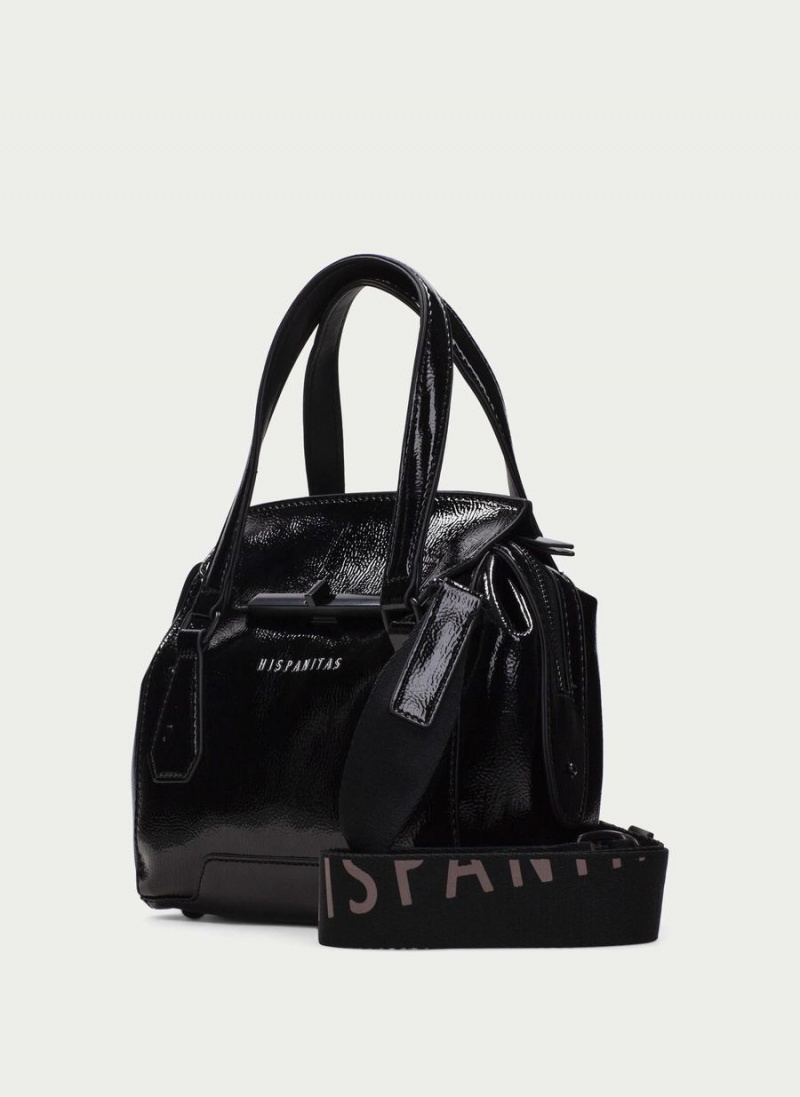 Torebka Damskie Hispanitas Top Handle Czarne | SHE9100ZE